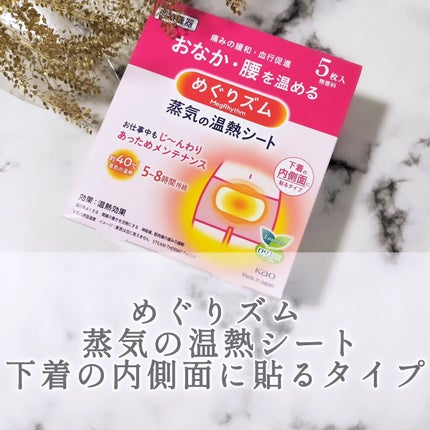 蒸気の温熱シート 下着の内側面に貼るタイプ/めぐりズム/その他を使ったクチコミ(1枚目)