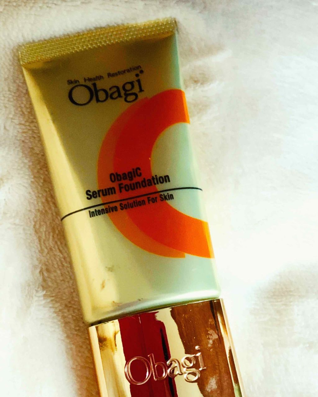 オバジC セラムファンデーション オークル30/オバジ/リキッドファンデーションを使ったクチコミ（1枚目）