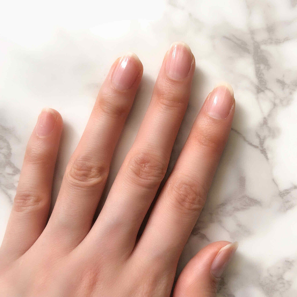 カラーベースコート ゼロ/uka/オールインワンネイルを使ったクチコミ（2枚目）