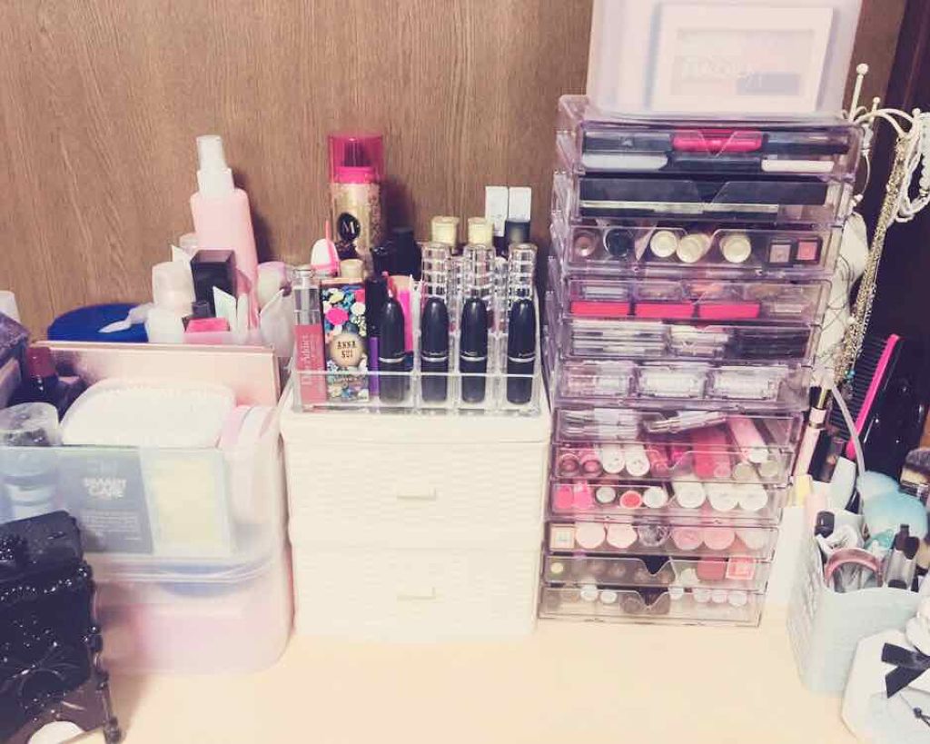 3段式クリアーケース/DAISO/その他化粧小物を使ったクチコミ（1枚目）