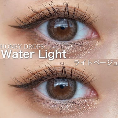 HONEY DROPS Water Light 1day/HONEY DROPS/ワンデー（１DAY）カラコンを使ったクチコミ（1枚目）