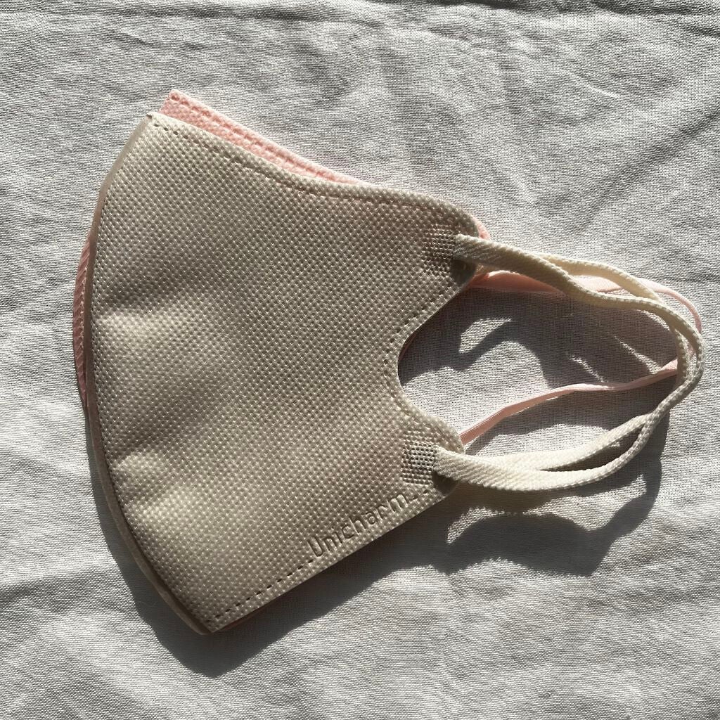 立体構造 不織布マスク/Qoo10/マスクを使ったクチコミ(4枚目)