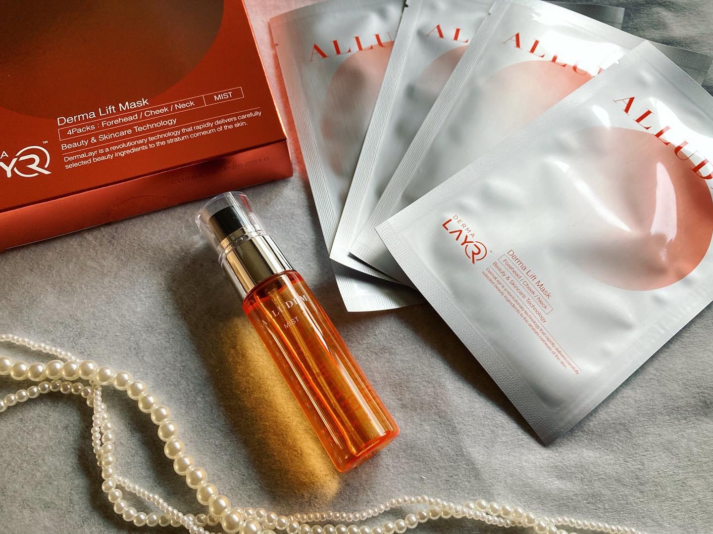 Derma Lift Mask/ALLUDEM/スキンケアキットを使ったクチコミ（1枚目）