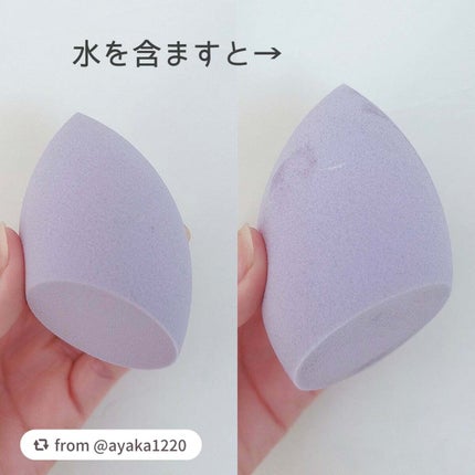3Dスポンジ〈WET&DRY〉/ロージーローザ/パフ・スポンジを使ったクチコミ(2枚目)