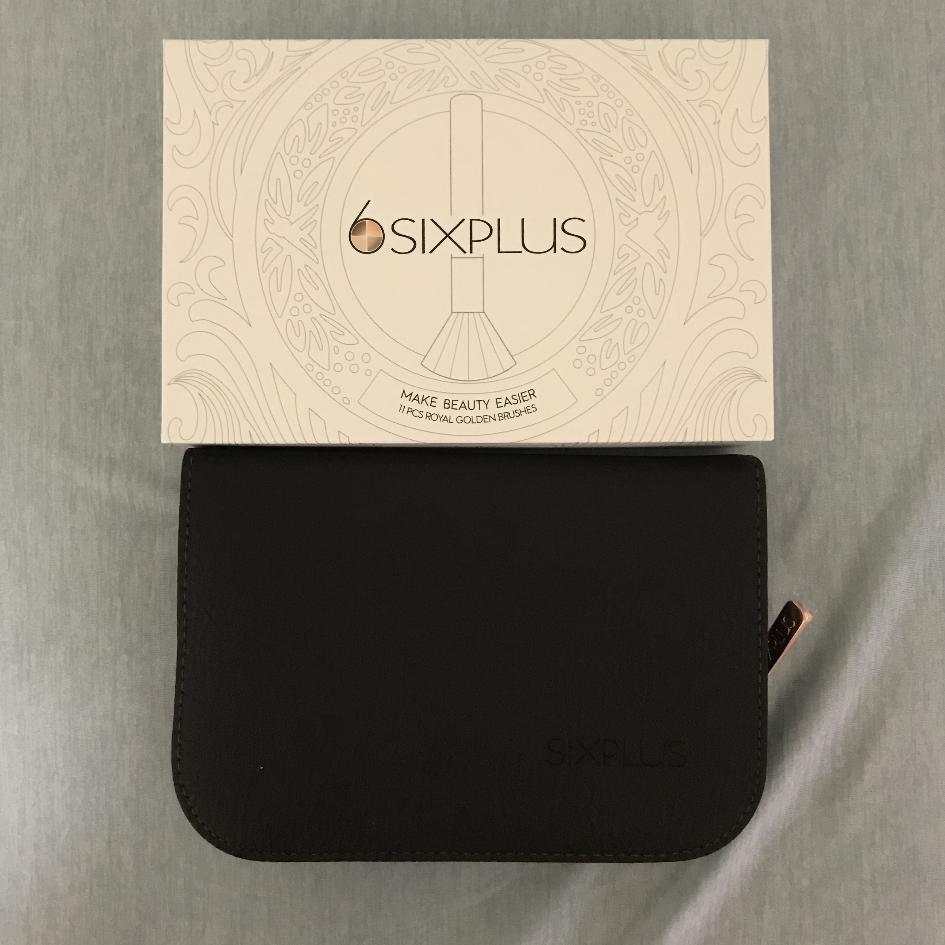 貴族のゴールド メイクブラシ11本セット 化粧ポーチ付き/SIXPLUS/メイクブラシを使ったクチコミ（1枚目）