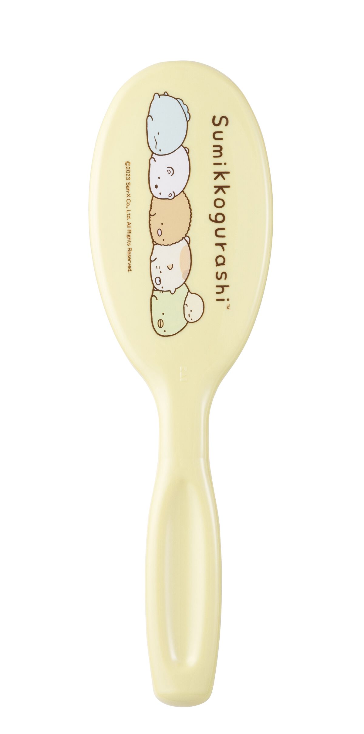 すみっコぐらし 静電防止やわらかブラシ イエロー