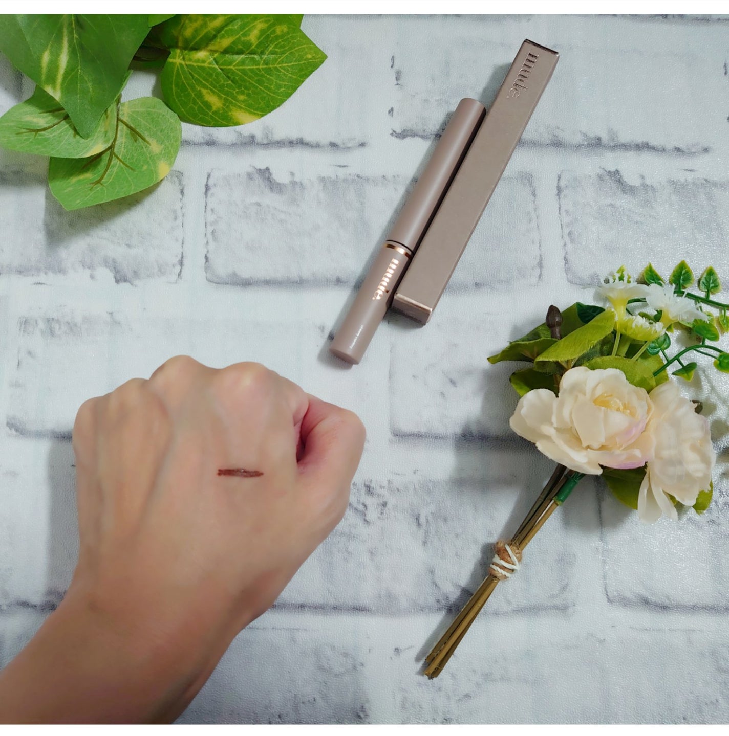 インスパイアマルチフィクサーマスカラ/mude/マスカラ下地を使ったクチコミ(5枚目)