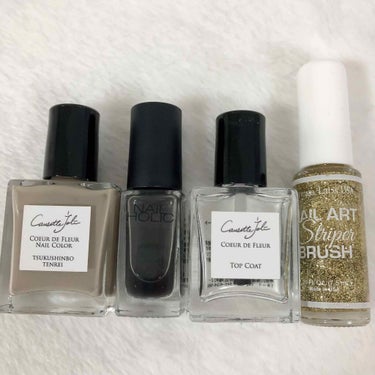 ネイルホリック Top coat SP043 スモーキー/ネイルホリック/ネイルトップコート・ベースコートを使ったクチコミ（3枚目）