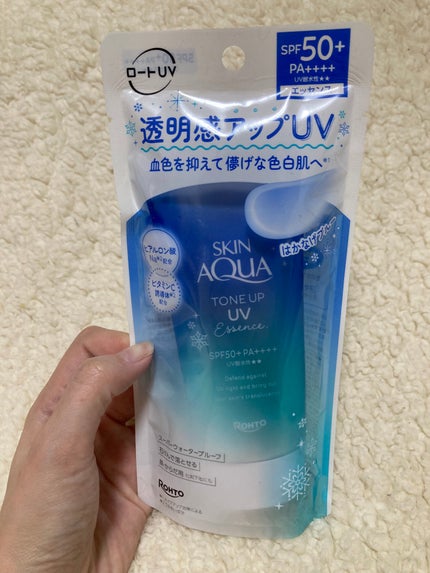 スキンアクア トーンアップUVエッセンス/スキンアクア/日焼け止めクリームを使ったクチコミ(1枚目)