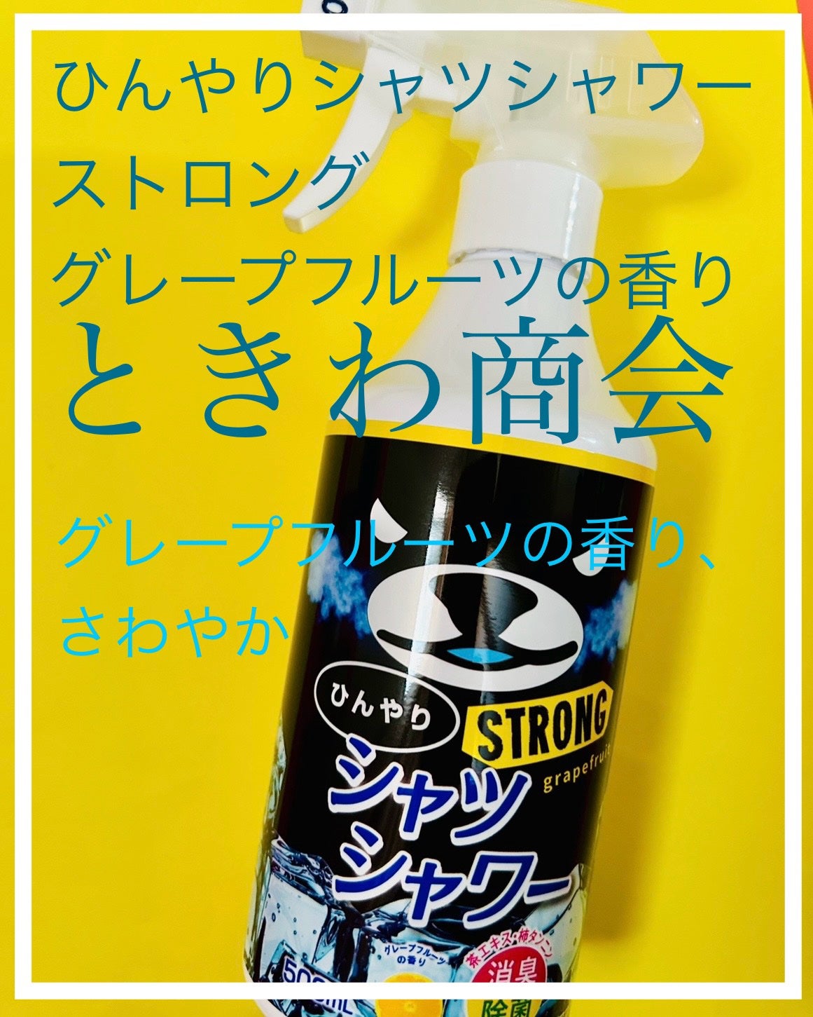 ひんやりシャツシャワー ストロング/ときわ商会/デオドラント・制汗剤を使ったクチコミ(1枚目)