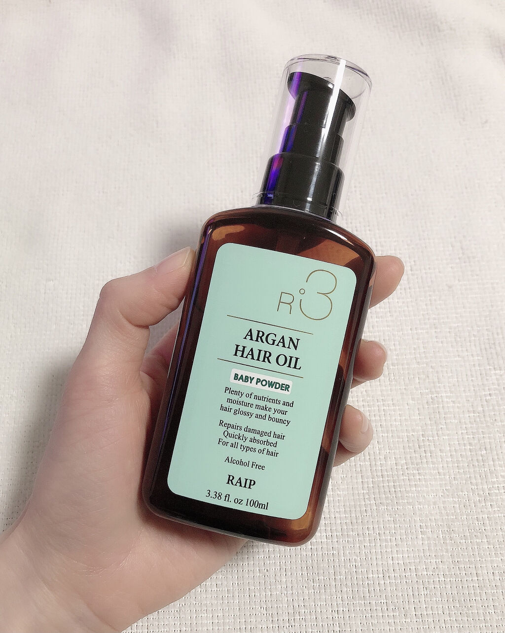 ライプ R3 アルガン ヘアオイル/RAIP/ヘアオイルを使ったクチコミ（2枚目）