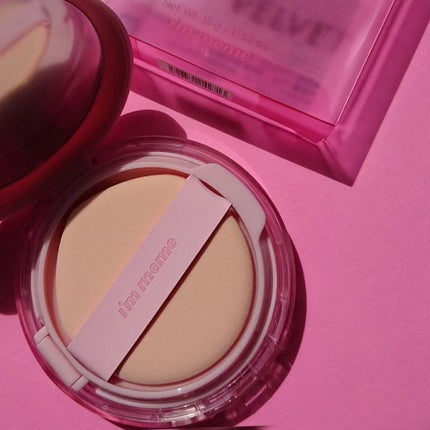 ワンダーベルベットラスティングクッション/i’m meme/クッションファンデーションを使ったクチコミ(6枚目)