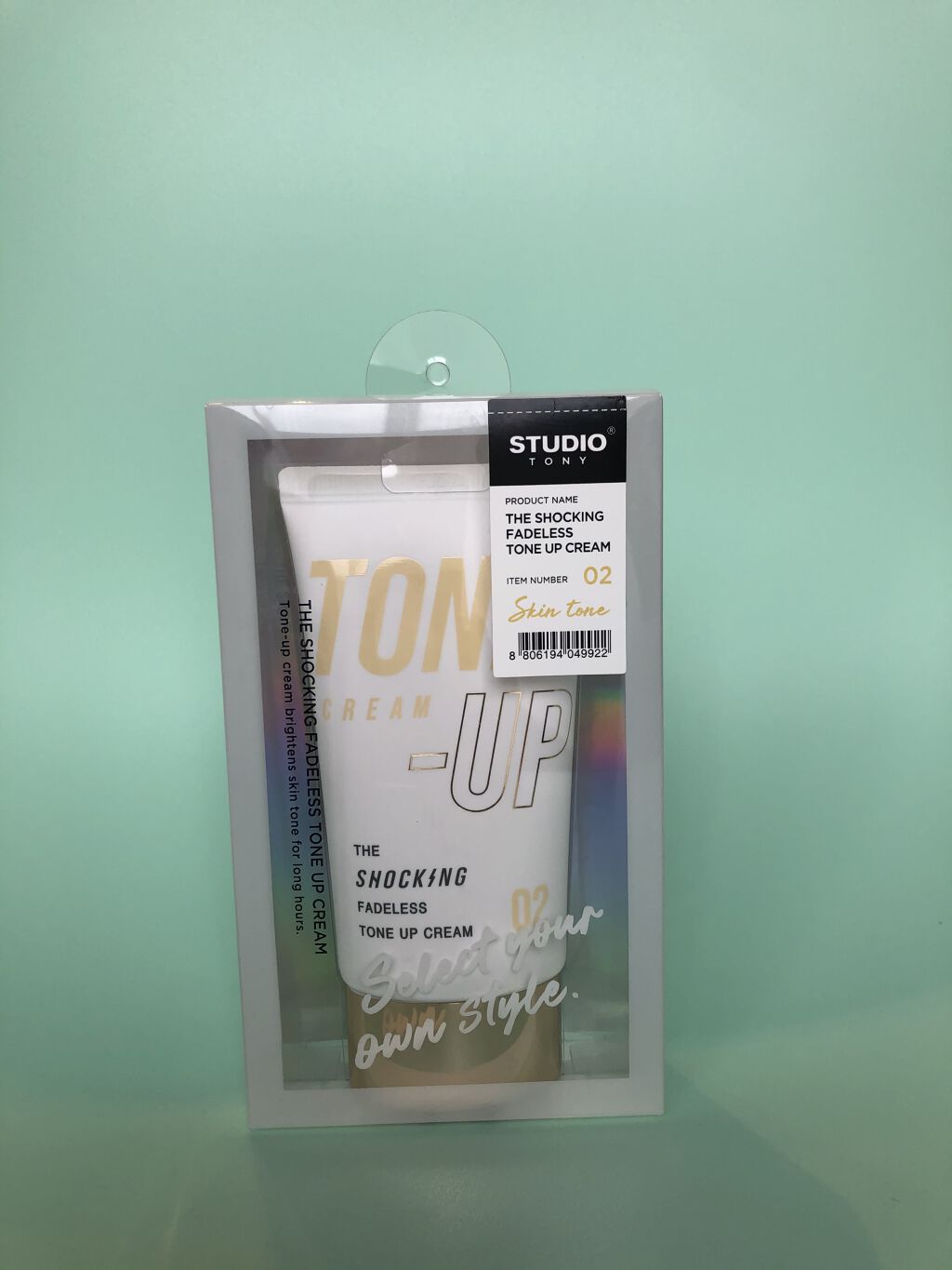 THE SHOCKING FADELESS TONE UP CREAM/TONYMOLY/化粧下地を使ったクチコミ（1枚目）