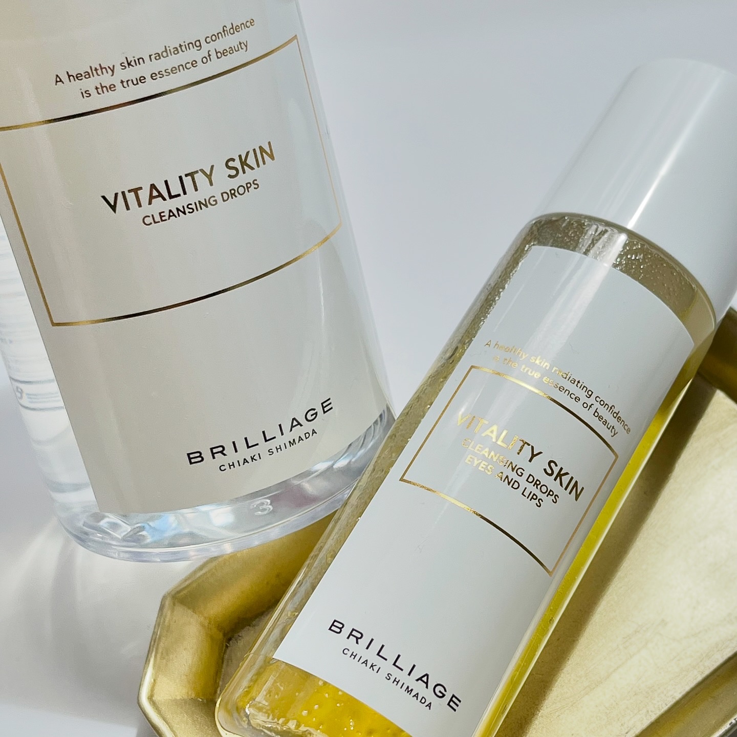 バイタリティ スキン クレンジングドロップス (クレンジングウォーター)/ブリリアージュ/クレンジングウォーターを使ったクチコミ（1枚目）