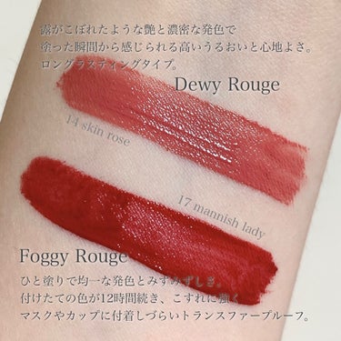 ルージュ デコルテ リキッド 17 mannish lady（Foggy rouge）/DECORTÉ/口紅の画像