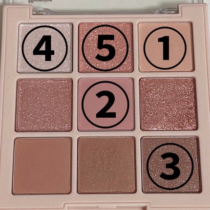 シャドウパレット/dasique/アイシャドウパレットを使ったクチコミ(3枚目)