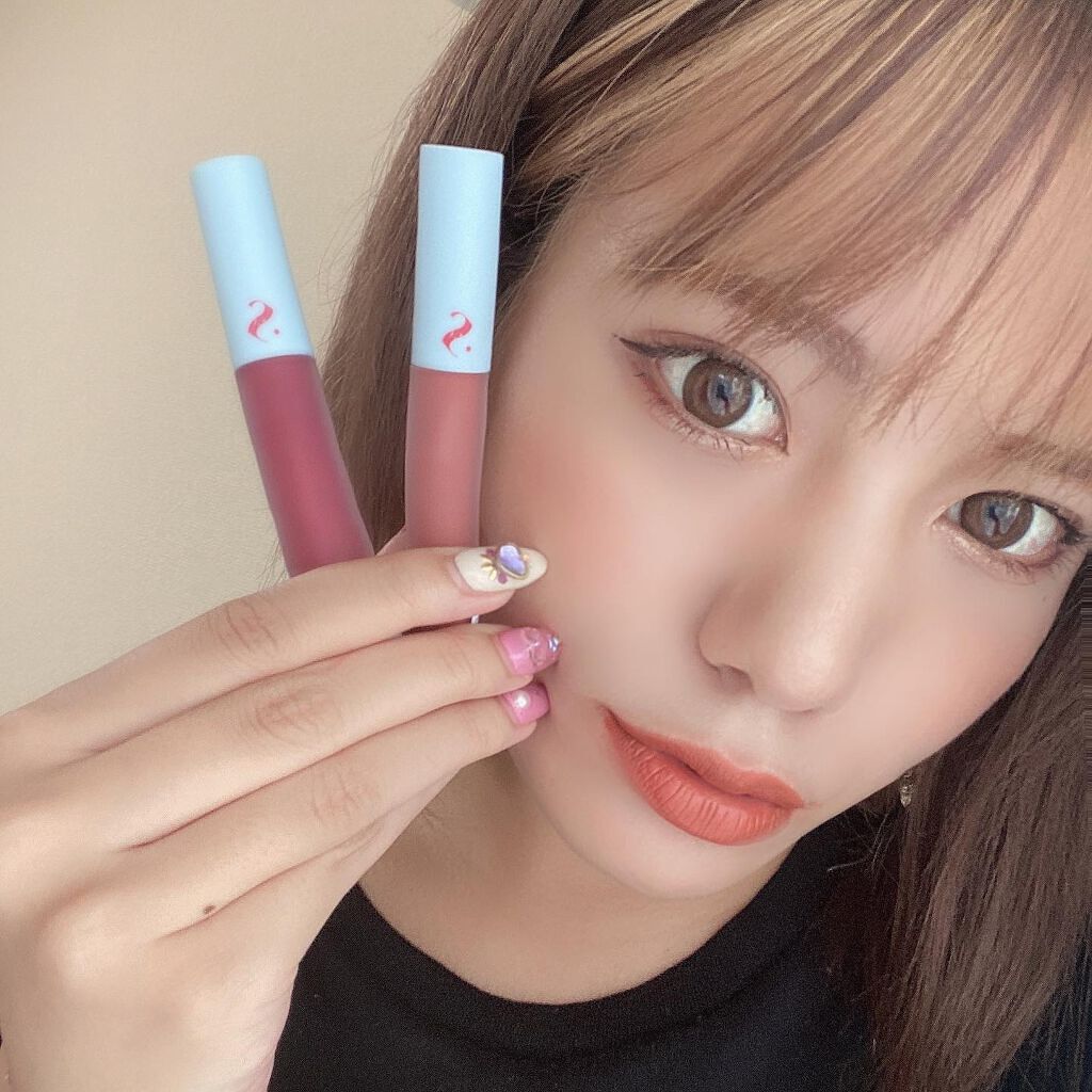 オールタイム ムード ベルベットティント/saat insight/リップティントを使ったクチコミ(4枚目)