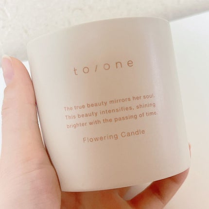 フラワリングキャンドル/to/one/アロマキャンドルを使ったクチコミ(2枚目)