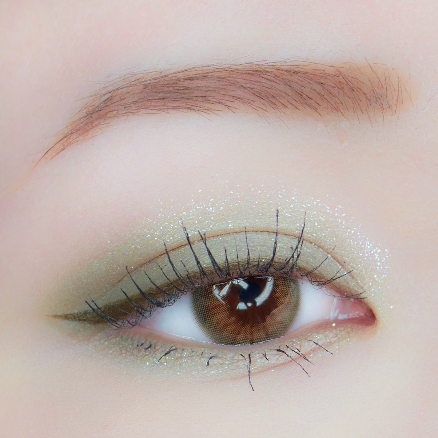 フレンチゴールド3コン/OLENS/カラーコンタクトレンズを使ったクチコミ(3枚目)