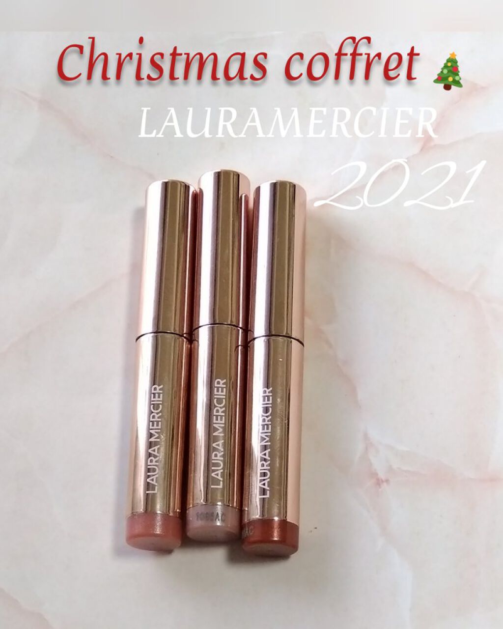 ローズグロウ リフレクションズ キャビアスティック トリオ/ローラ メルシエ/スティックアイシャドウを使ったクチコミ（1枚目）