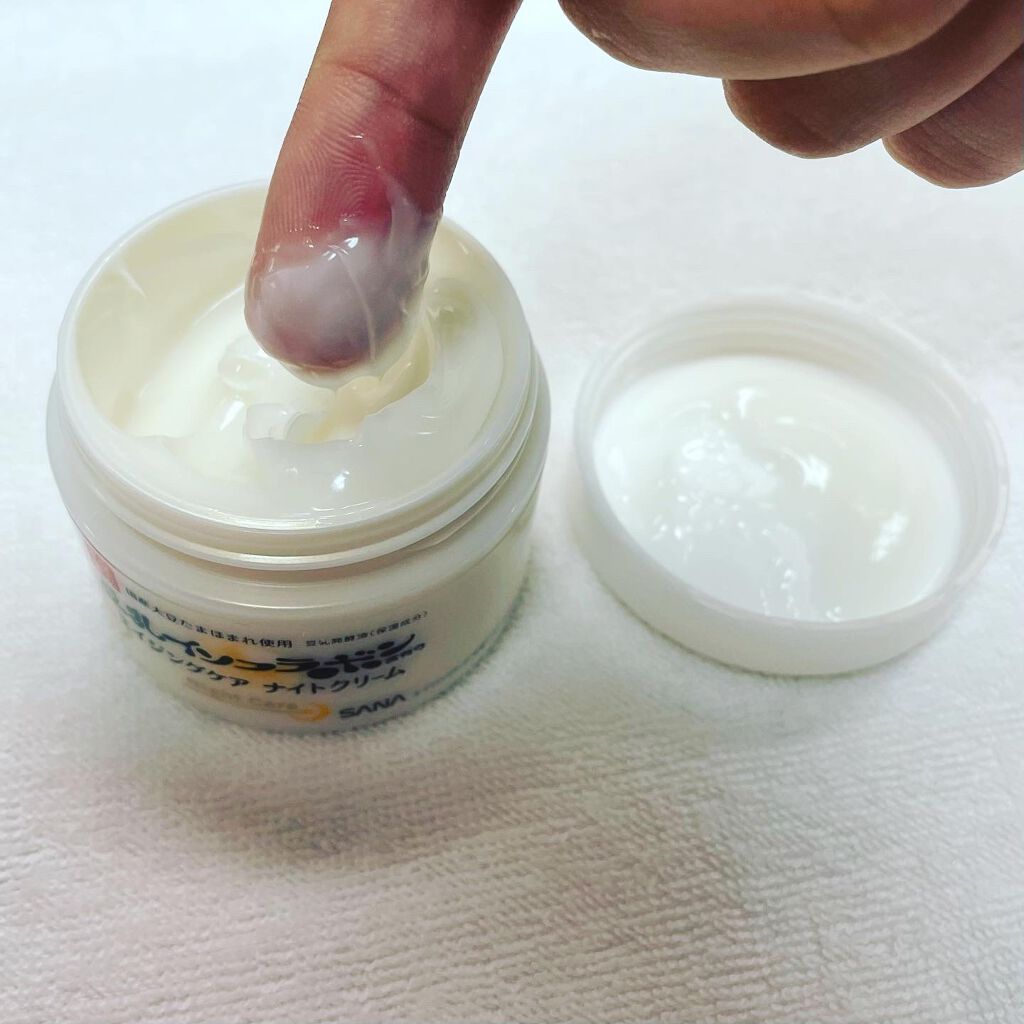 リンクルナイトクリーム/なめらか本舗/フェイスクリームを使ったクチコミ(4枚目)