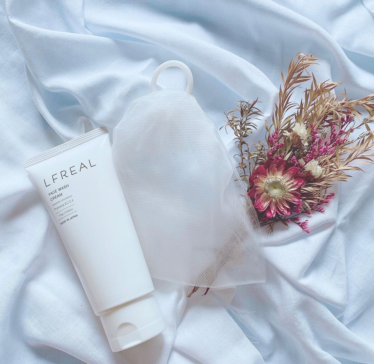 フェイスウォッシュクリーム/LFREAL/洗顔フォームを使ったクチコミ（1枚目）