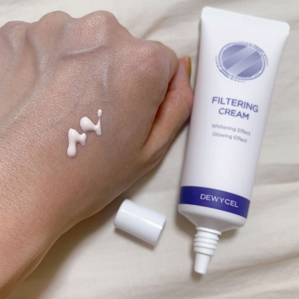 フィルタリングクリーム/DEWYCEL/日焼け止めクリームを使ったクチコミ(2枚目)