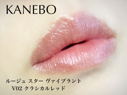 ルージュスターヴァイブラント/KANEBO/口紅を使ったクチコミ(3枚目)