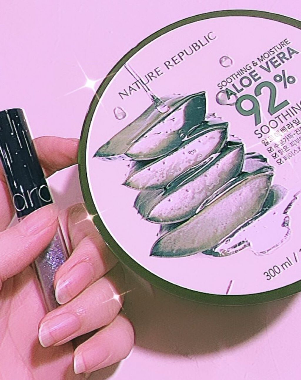 マイルド＆モイスチャーアロエジェル/ネイチャーリパブリック/ボディローションを使ったクチコミ（1枚目）