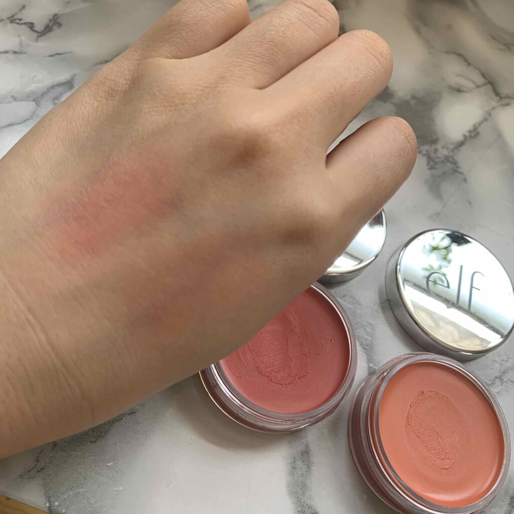 e.l.f. Cosmetics ビューティフル ベア チーキー グロウのクチコミ「 elf beauty bare cheeky glow
soft rose
peach pe.....」（3枚目）