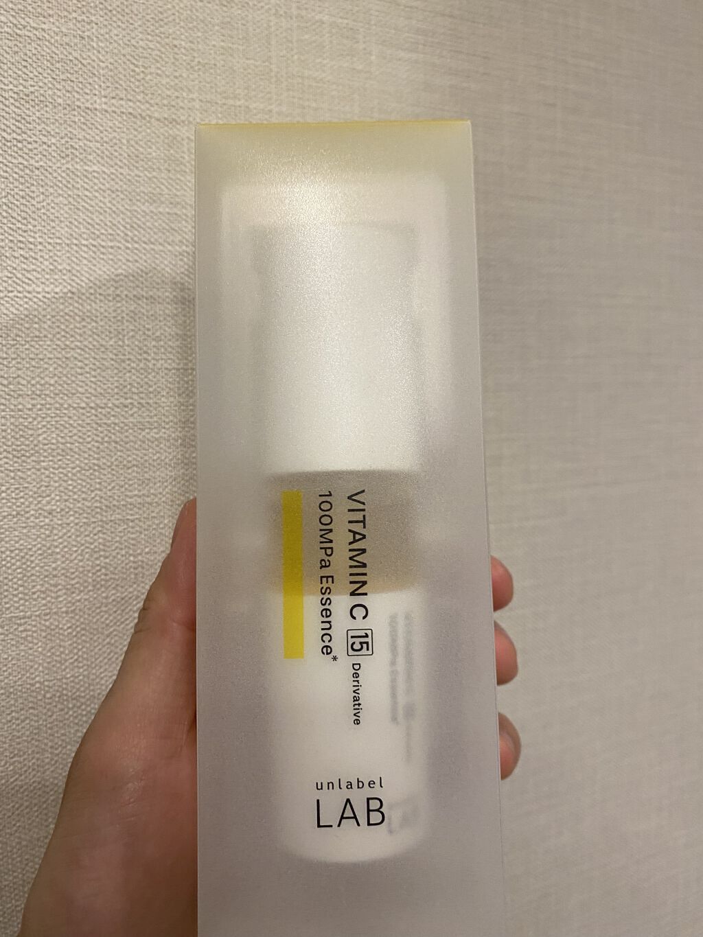V エッセンス/unlabel/美容液を使ったクチコミ（1枚目）