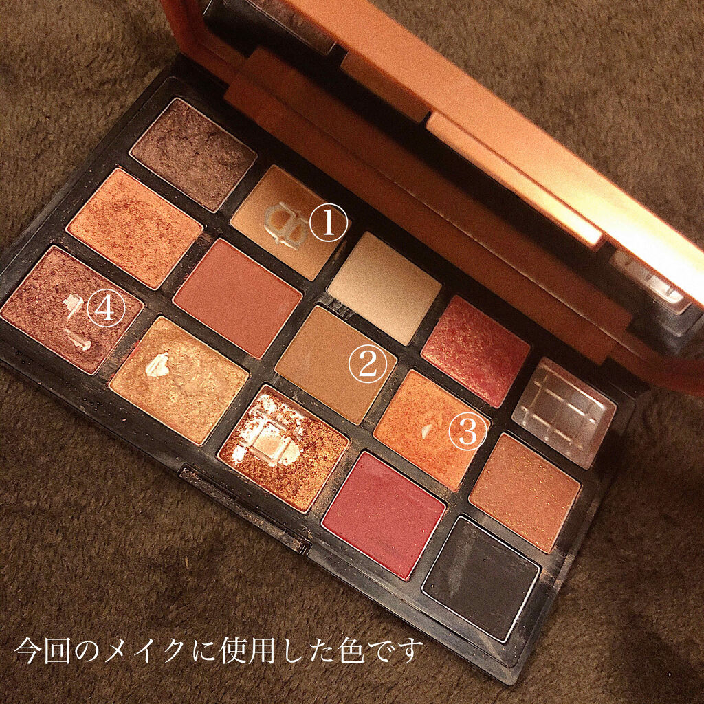 プレイカラーアイパレット レオパードランウェイ/ETUDE/アイシャドウパレットを使ったクチコミ（2枚目）