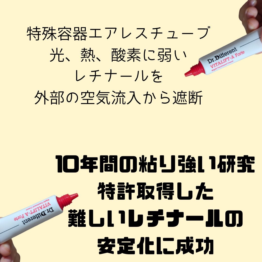 VITALIFT A forte/Dr.Different/フェイスクリームを使ったクチコミ(3枚目)