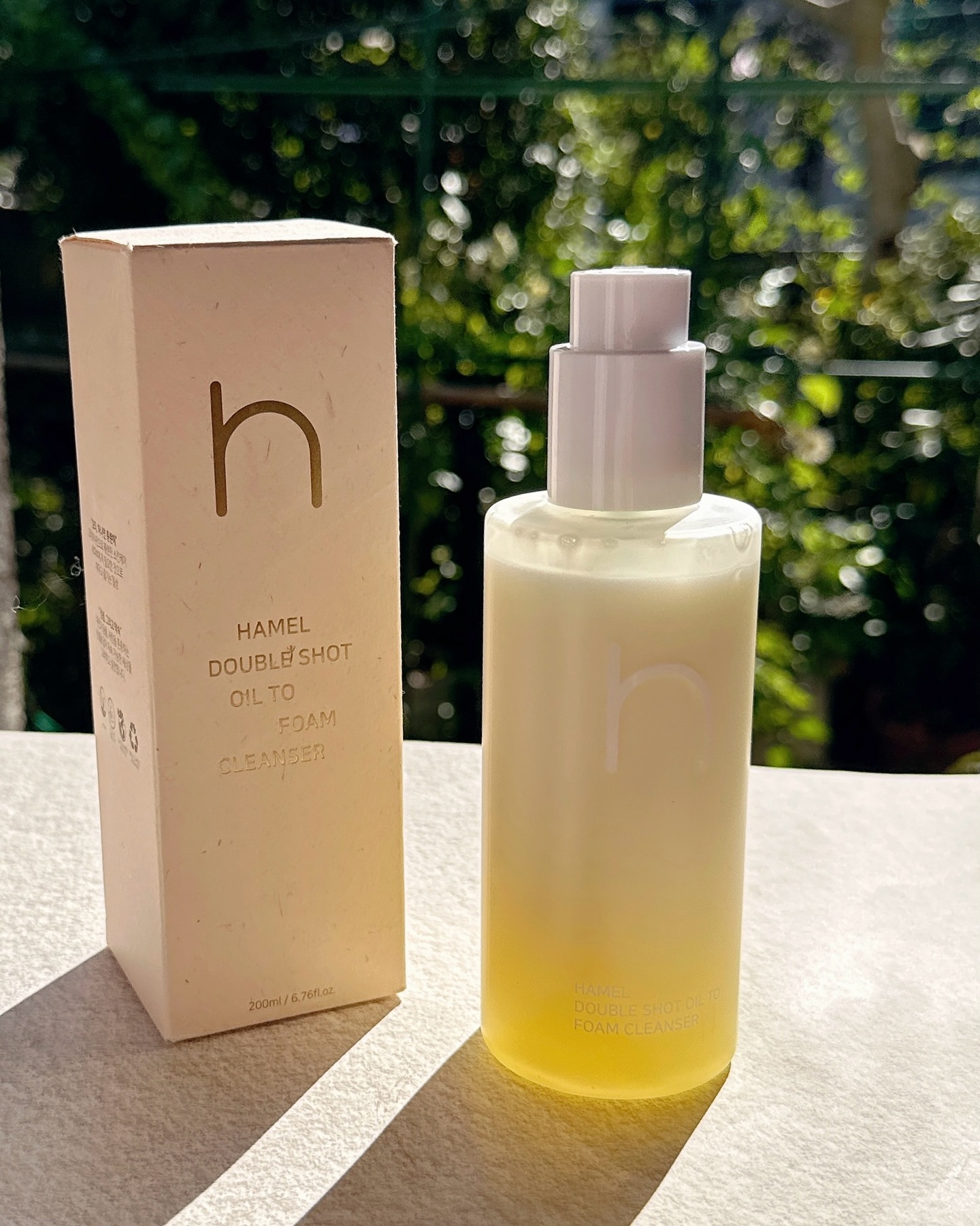 ダブルショットオイルトゥーフォームクレンザー/HAMEL/オイルクレンジングを使ったクチコミ（1枚目）