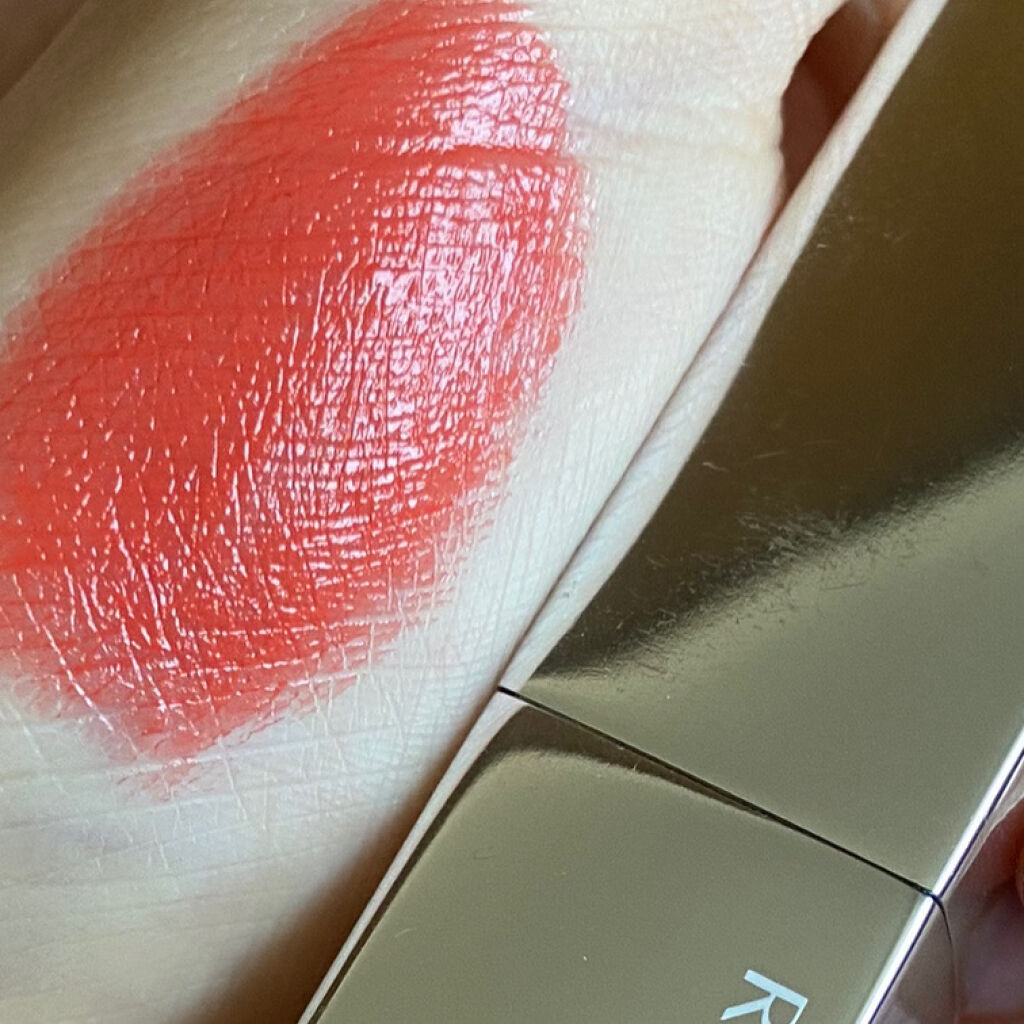 リップスティック コンフォート ブライトリッチ 05 オレンジアップル/RMK/口紅を使ったクチコミ（2枚目）