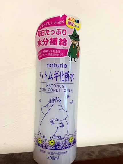 ハトムギ化粧水(ナチュリエ スキンコンディショナー R ) 限定ムーミンデザイン/ナチュリエ/化粧水を使ったクチコミ(1枚目)