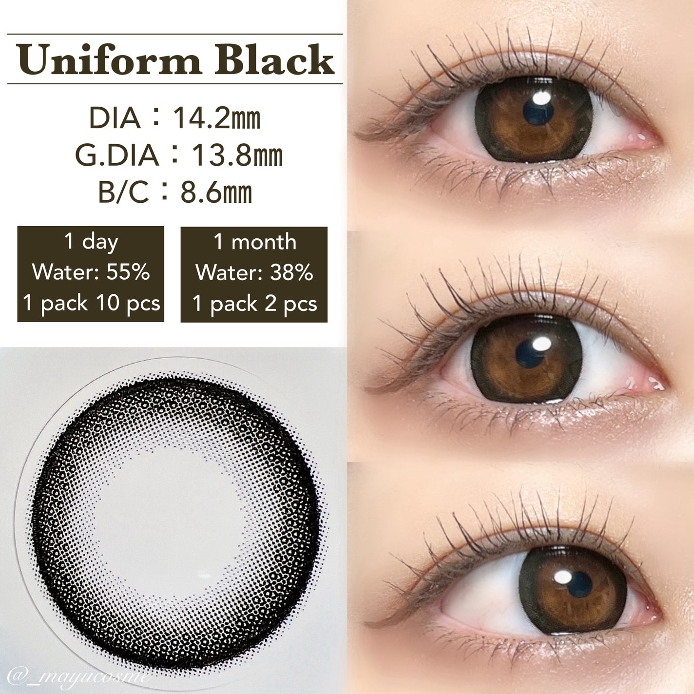 MOLAK 1day/MOLAK/ワンデー(1DAY)カラコンを使ったクチコミ(3枚目)