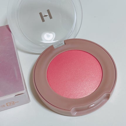 トゥルーディメンショングロウチーク/hince/パウダーチークを使ったクチコミ(2枚目)