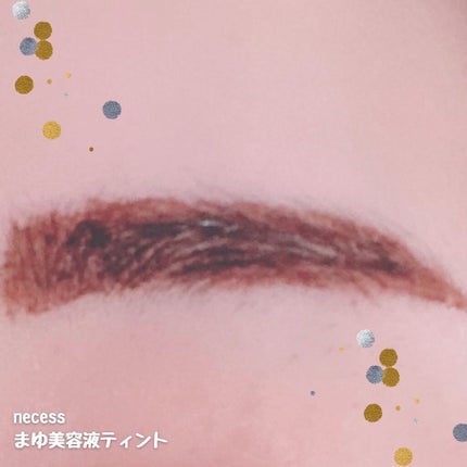 necess まゆ美容液ティント/コジット/眉ティントを使ったクチコミ(5枚目)