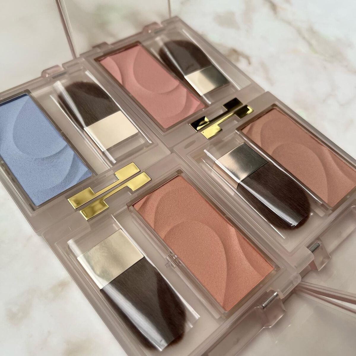 シームレストーン ブラッシュ/excel/パウダーチークを使ったクチコミ（1枚目）