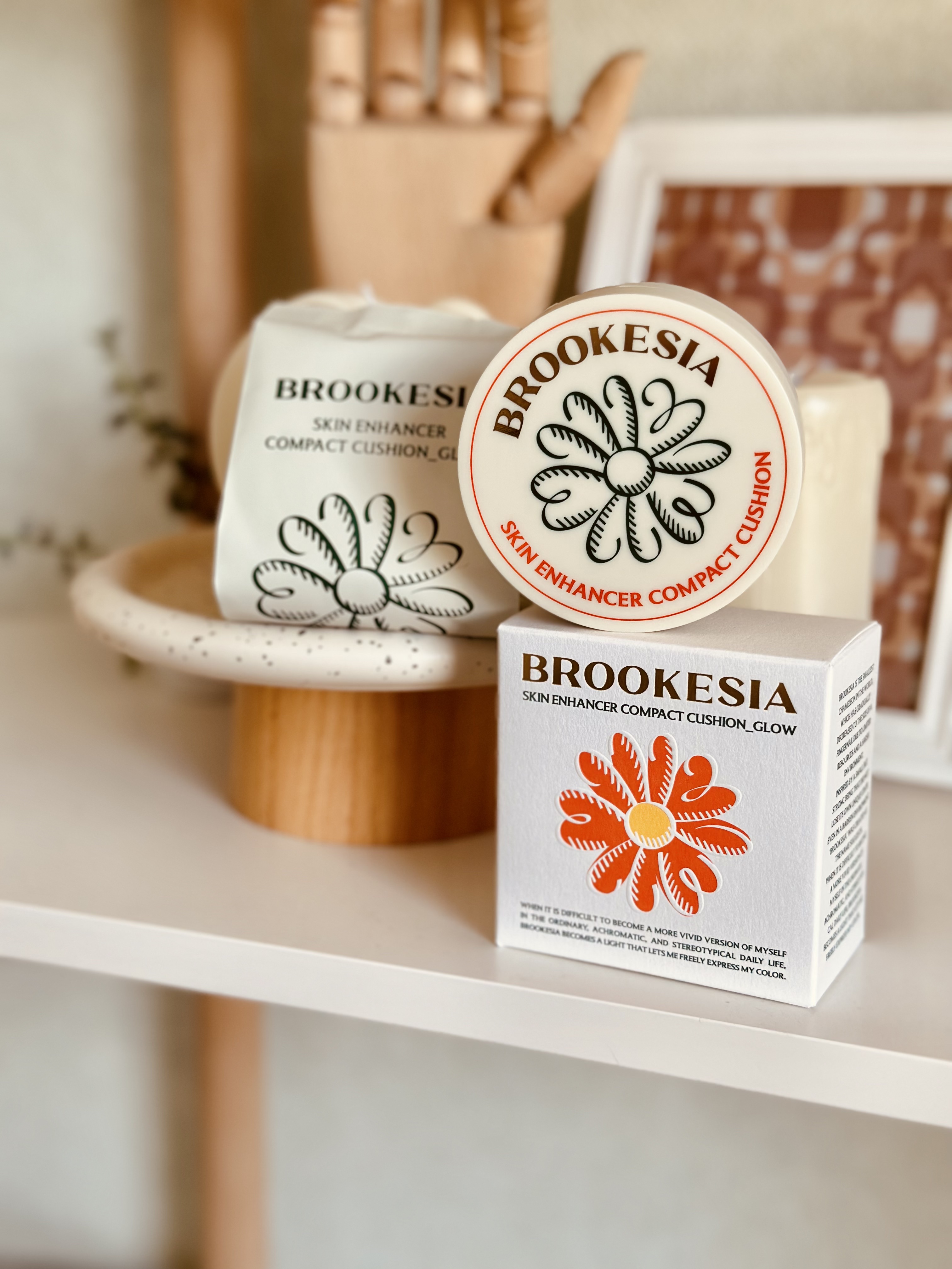 スキンエンハンサー コンパクトクッション（グロー) #2 ソフトロジー/BROOKESIA/クッションファンデーションを使ったクチコミ（1枚目）