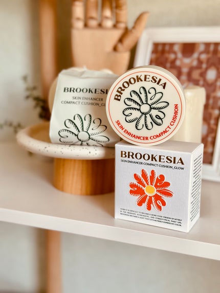スキンエンハンサー コンパクトクッション(グロー)/BROOKESIA/クッションファンデーションを使ったクチコミ(1枚目)