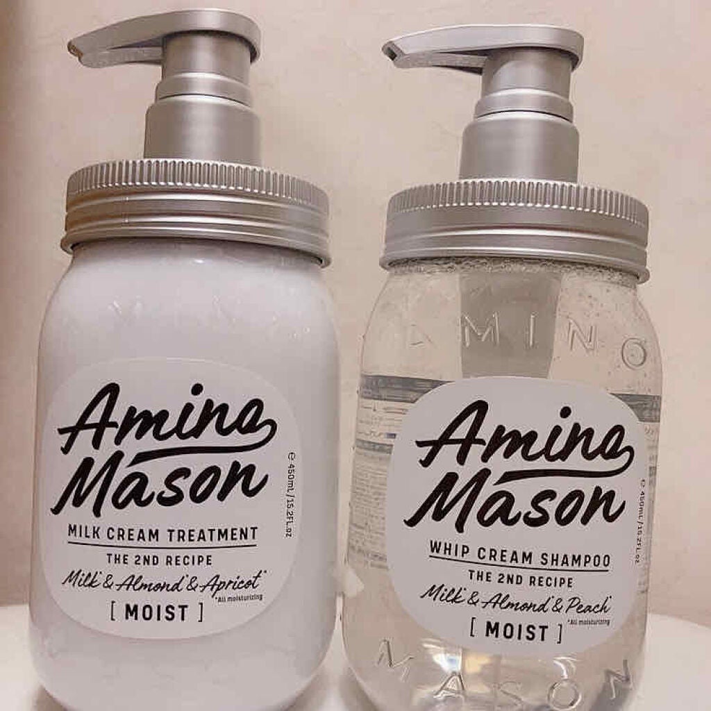 アミノメイソン ディープモイスト ホイップクリーム シャンプー/ミルククリーム ヘアトリートメント/アミノメイソン/市販シャンプーを使ったクチコミ(1枚目)