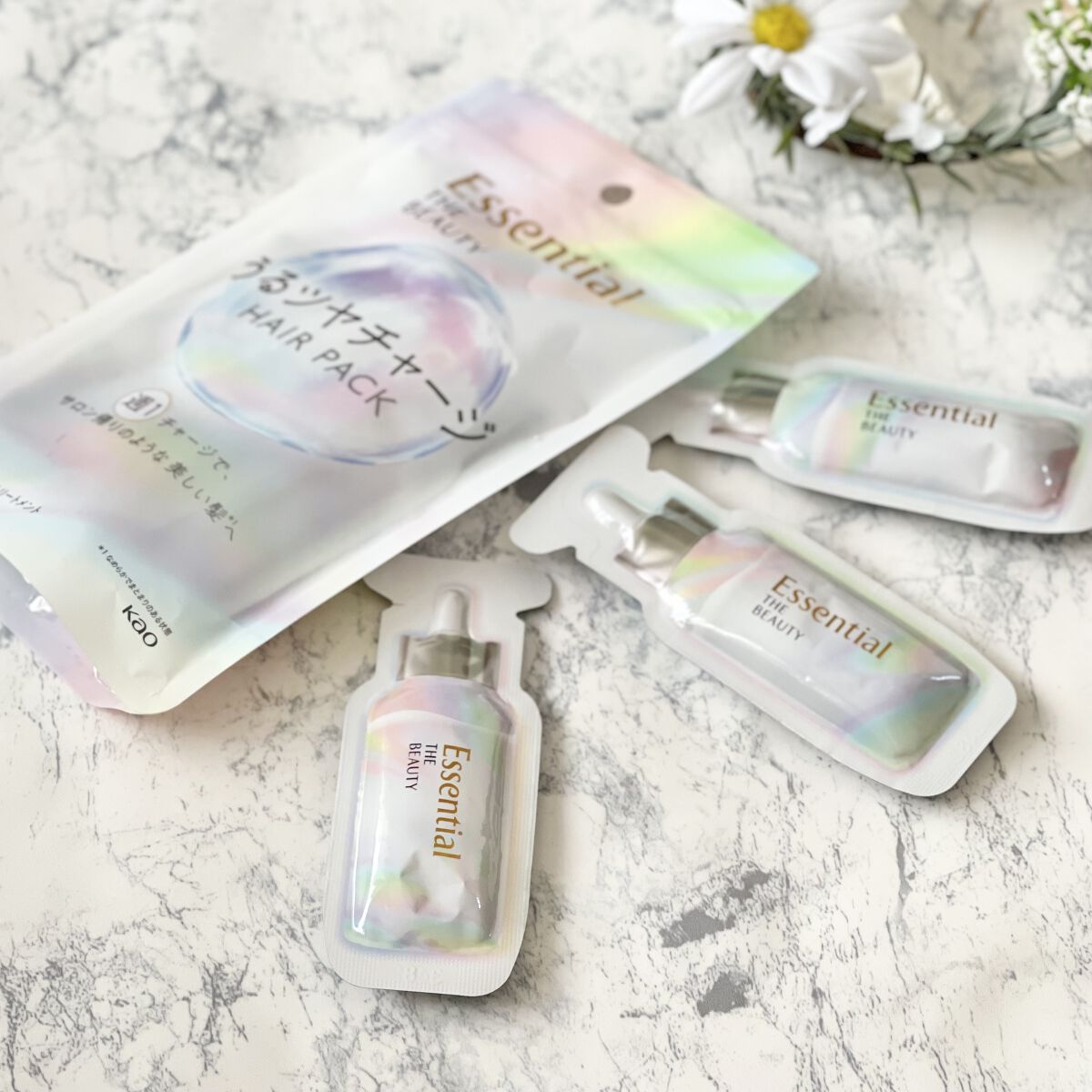 ザビューティ うるツヤチャージヘアパック/エッセンシャル/ヘアマスク・ヘアパックを使ったクチコミ（1枚目）