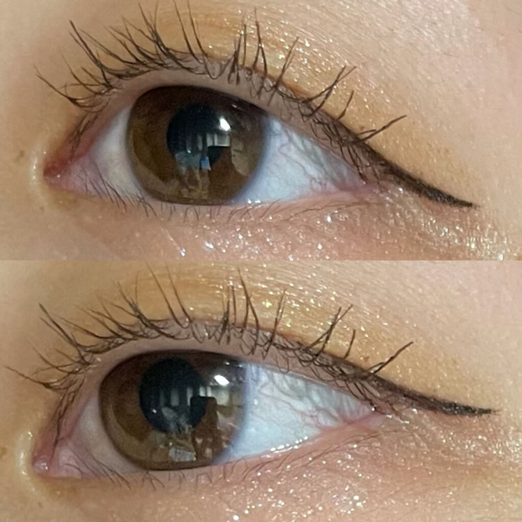 クイックラッシュカーラー　ロングマスカラ 02 ブラウン/キャンメイク/マスカラを使ったクチコミ（2枚目）