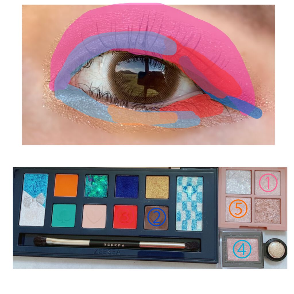 3CE ミニ マルチアイカラーパレット/3CE/アイシャドウパレットを使ったクチコミ(4枚目)