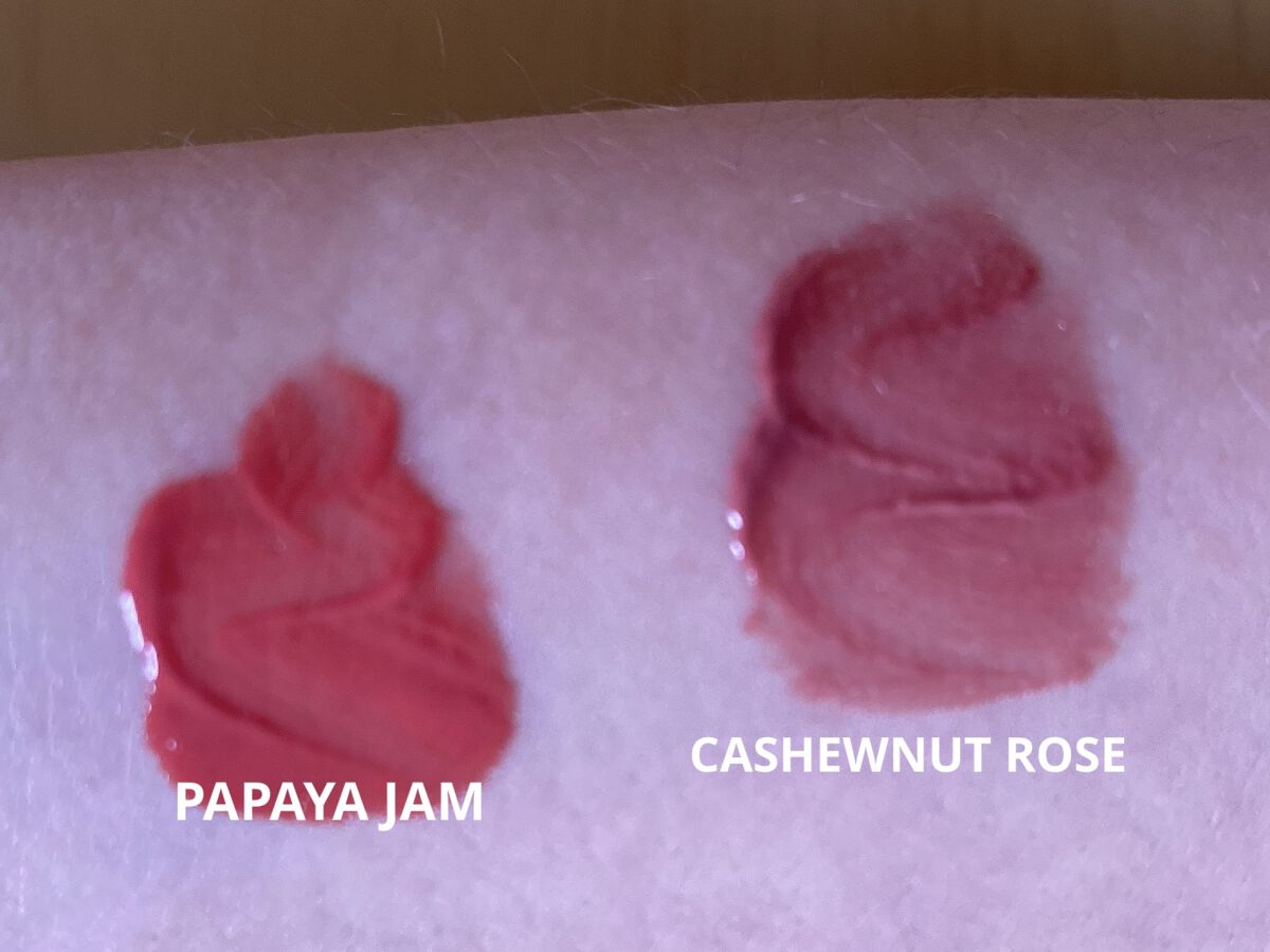 ジューシーラスティングティント ウィズミニセット/rom&nd/リップティントを使ったクチコミ（3枚目）