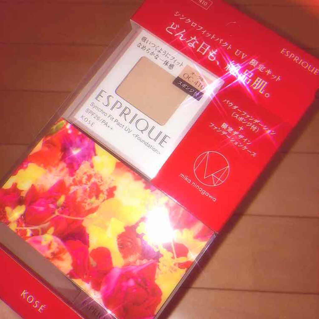 シンクロフィット パクト UV/ESPRIQUE/パウダーファンデーションを使ったクチコミ（1枚目）