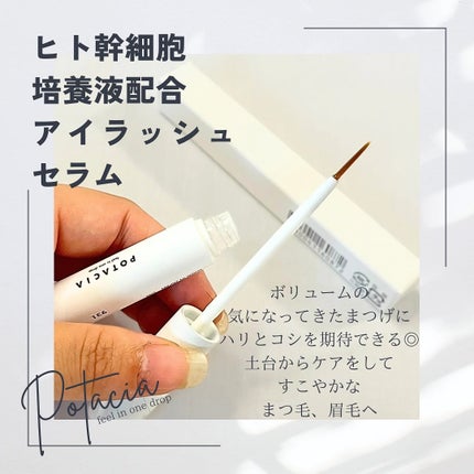 POTACIA ヒト幹細胞培養液 アイラッシュセラム/POTACIA/まつげ美容液を使ったクチコミ(2枚目)