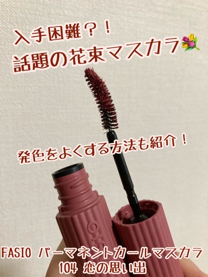 パーマネントカール マスカラ ハイブリッド(ロング)/FASIO/マスカラを使ったクチコミ(1枚目)